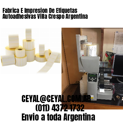 Fabrica E Impresion De Etiquetas Autoadhesivas Villa Crespo Argentina
