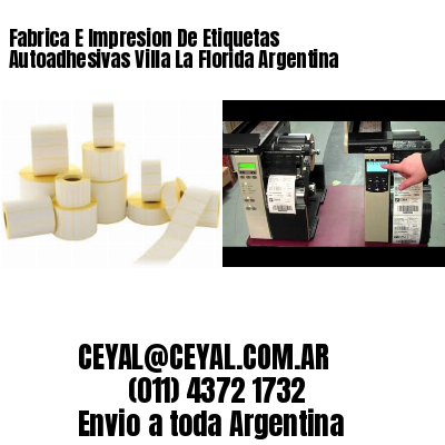 Fabrica E Impresion De Etiquetas Autoadhesivas Villa La Florida Argentina
