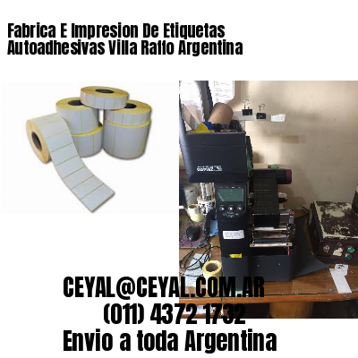 Fabrica E Impresion De Etiquetas Autoadhesivas Villa Raffo Argentina