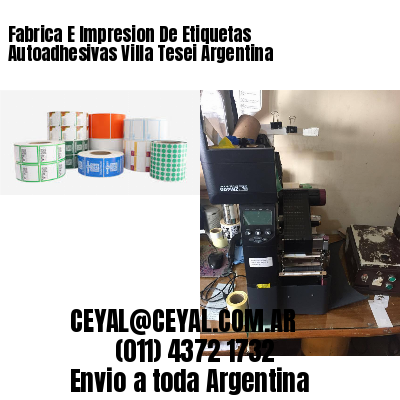 Fabrica E Impresion De Etiquetas Autoadhesivas Villa Tesei Argentina