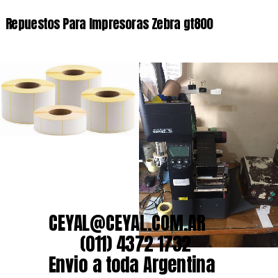 Repuestos Para Impresoras Zebra gt800