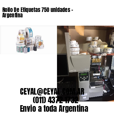 Rollo De Etiquetas 750 unidades – Argentina