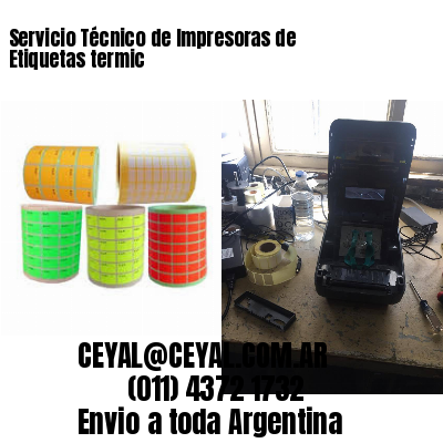 Servicio Técnico de Impresoras de Etiquetas termic