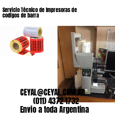 Servicio Técnico de Impresoras de codigos de barra