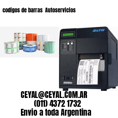 codigos de barras 	Autoservicios