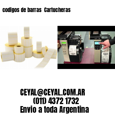 codigos de barras 	Cartucheras