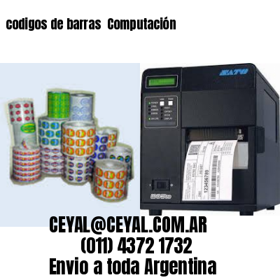 codigos de barras 	Computación