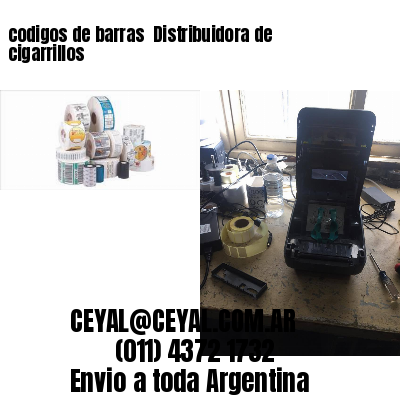 codigos de barras 	Distribuidora de cigarrillos