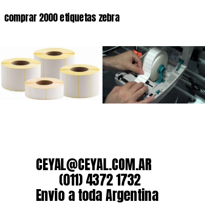 comprar 2000 etiquetas zebra