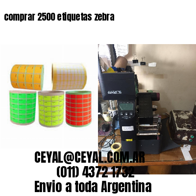 comprar 2500 etiquetas zebra