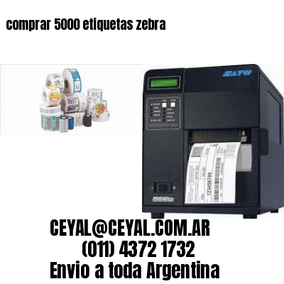 comprar 5000 etiquetas zebra