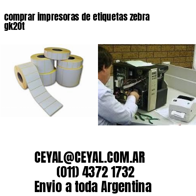 comprar impresoras de etiquetas zebra gk20t
