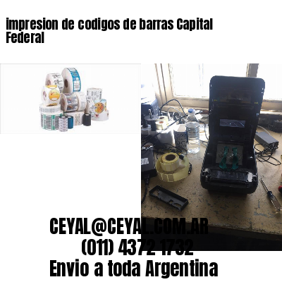 impresion de codigos de barras Capital Federal