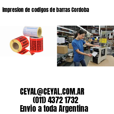 impresion de codigos de barras Cordoba