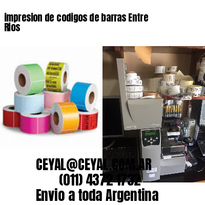 impresion de codigos de barras Entre Rios