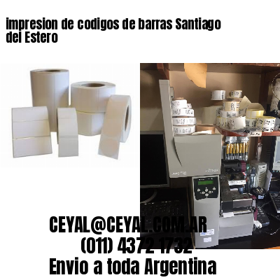 impresion de codigos de barras Santiago del Estero