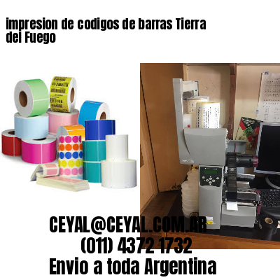impresion de codigos de barras Tierra del Fuego