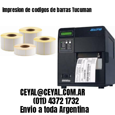 impresion de codigos de barras Tucuman