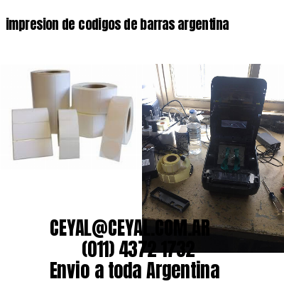 impresion de codigos de barras argentina