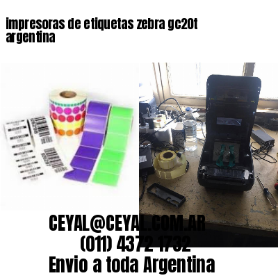 impresoras de etiquetas zebra gc20t argentina