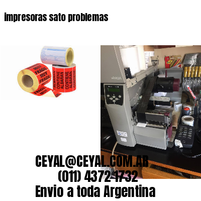 impresoras sato problemas