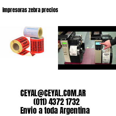 impresoras zebra precios