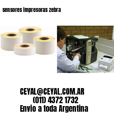 sensores impresoras zebra