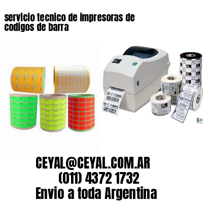 servicio tecnico de impresoras de codigos de barra