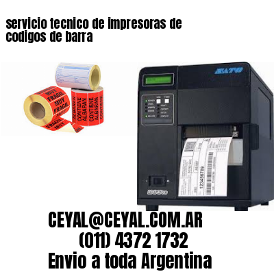 servicio tecnico de impresoras de codigos de barra