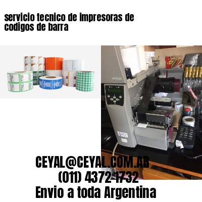 servicio tecnico de impresoras de codigos de barra