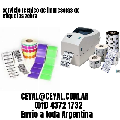 servicio tecnico de impresoras de etiquetas zebra