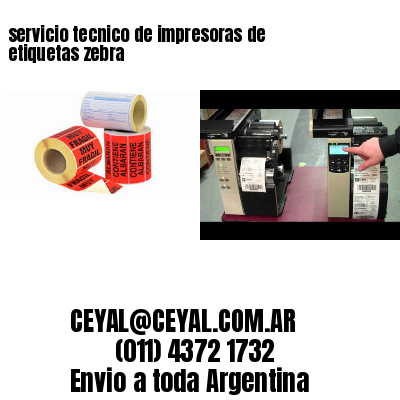 servicio tecnico de impresoras de etiquetas zebra