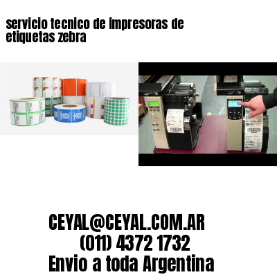 servicio tecnico de impresoras de etiquetas zebra