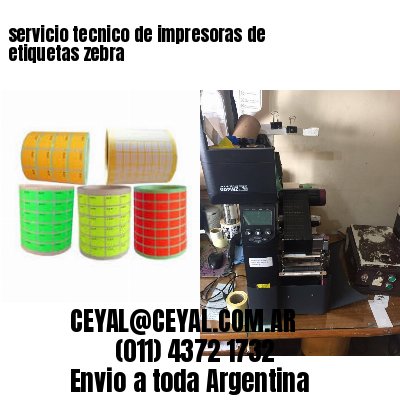 servicio tecnico de impresoras de etiquetas zebra
