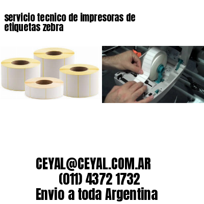 servicio tecnico de impresoras de etiquetas zebra