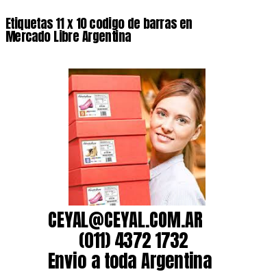 Etiquetas 11 x 10 codigo de barras en Mercado Libre Argentina