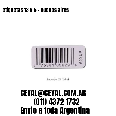 etiquetas 13 x 5 – buenos aires