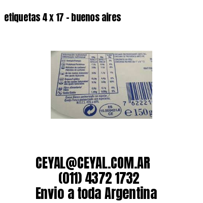 etiquetas 4 x 17 – buenos aires