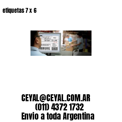 etiquetas 7 x 6