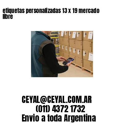 etiquetas personalizadas 13 x 19 mercado libre