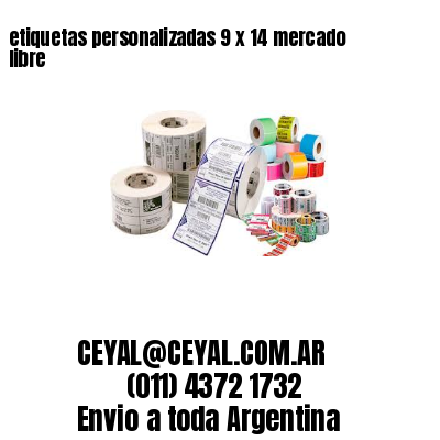 etiquetas personalizadas 9 x 14 mercado libre