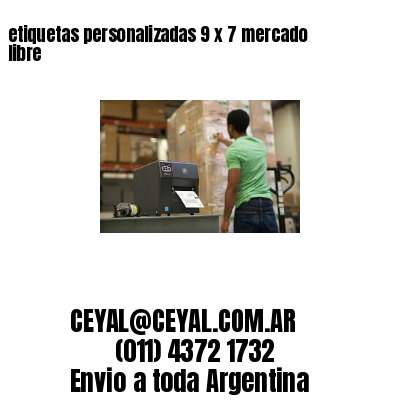 etiquetas personalizadas 9 x 7 mercado libre