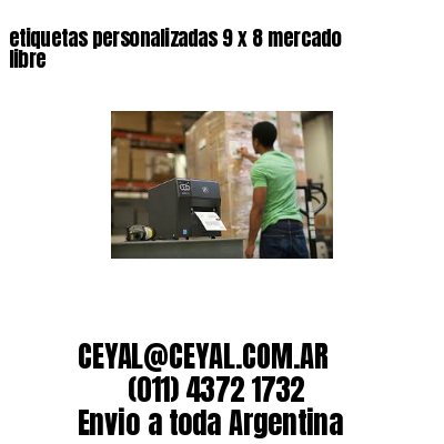 etiquetas personalizadas 9 x 8 mercado libre