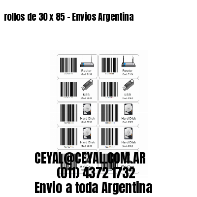 rollos de 30 x 85 – Envios Argentina