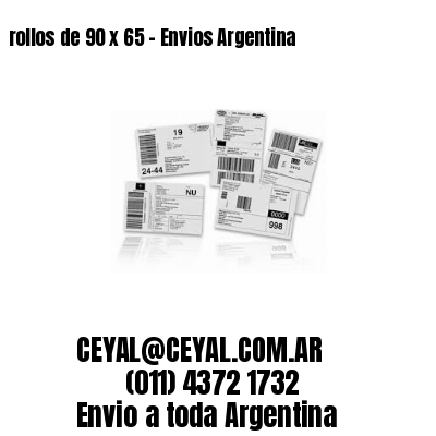 rollos de 90 x 65 – Envios Argentina