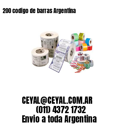 200 codigo de barras Argentina