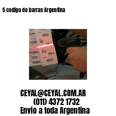 5 codigo de barras Argentina