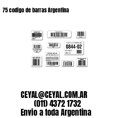 75 codigo de barras Argentina