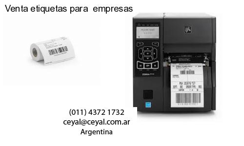 30 x 20 Termicas  x 1000 etiquetas – Argentina