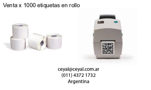 29 X 20 OPP  x 1000 etiquetas – Argentina